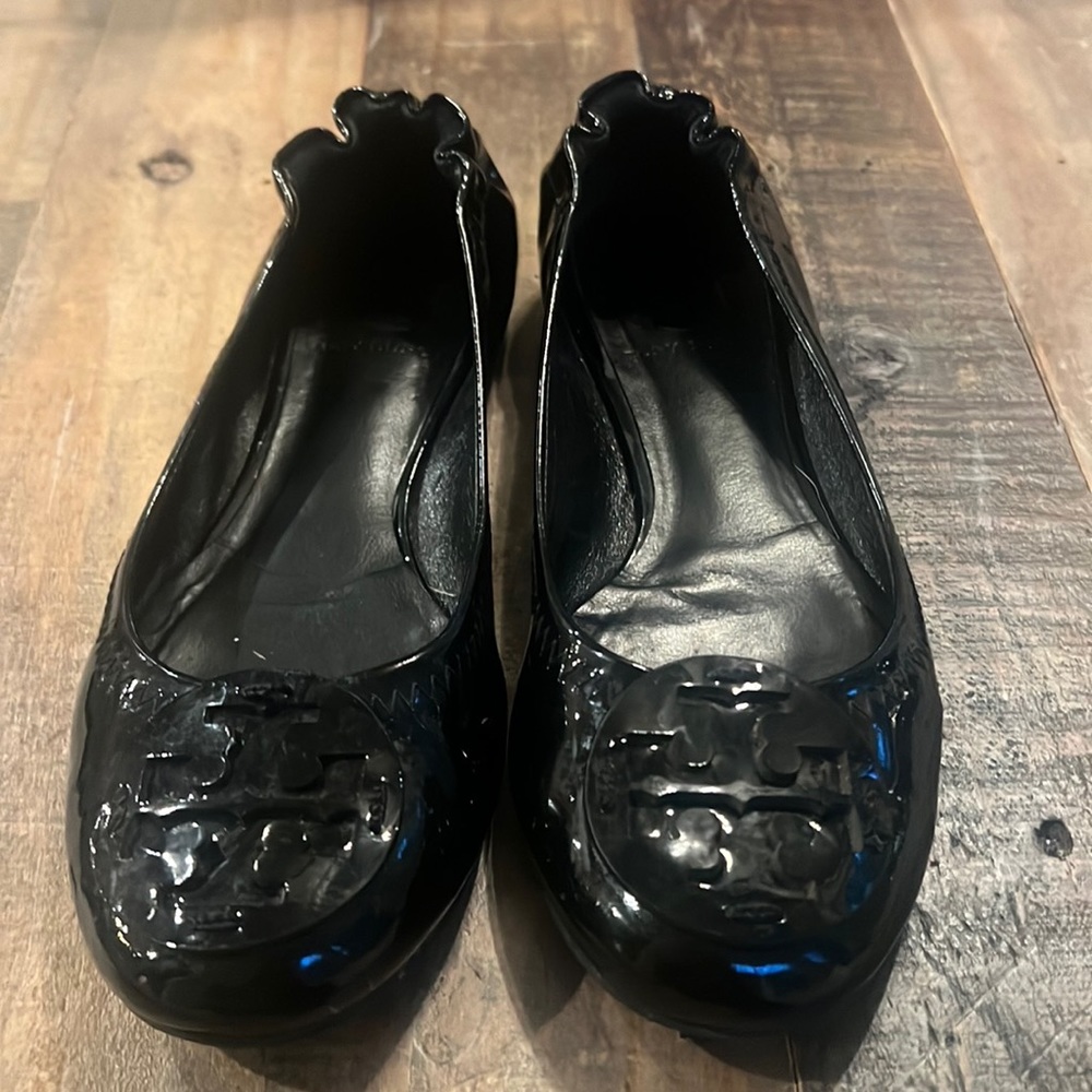 Tory Burch Reva Patent Black 5.5